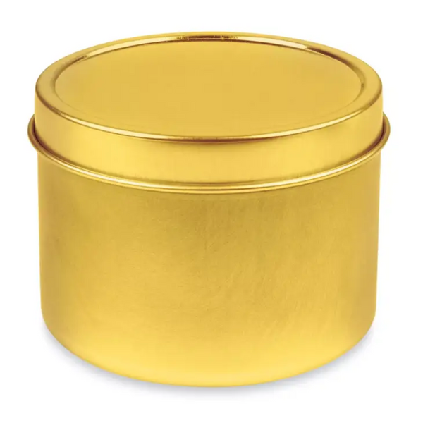 6 oz Gold Tin Soy Candle Sample River Birch Candles