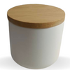8oz Ceramic White Jar - Soy Candle  - Sample