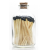 Black Tip Small Safety Matches - Apothecary Jar