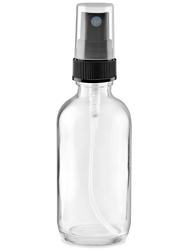 2 oz Clear Glass Spray Bottle *Empty*