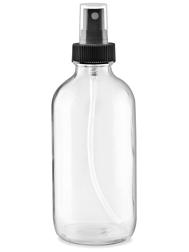 8 oz Clear Glass Spray Bottle *Empty*