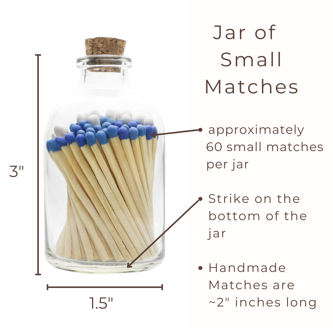 Sky Blend Small Safety Matches - Apothecary Jar