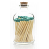 Teal Small Safety Matches - Apothecary Jar