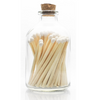 White Small Safety Matches - Apothecary Jar
