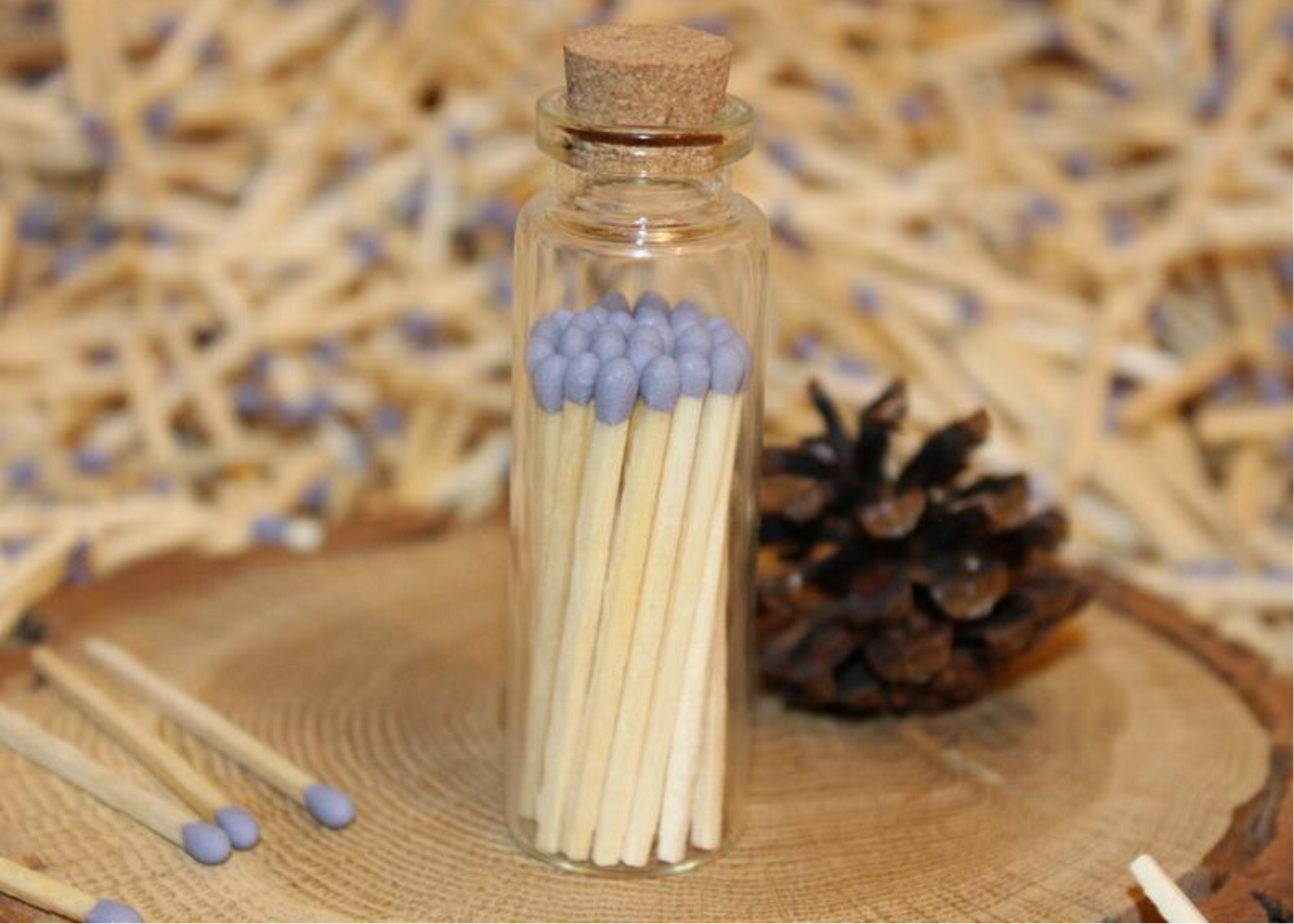 Safety Matches, Lavender Matches, Colorful Matches Candle Accessories  Candle Add on Gift, Matches and Striker, Matchsticks, 40 Count Matches 