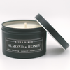 Almond + Honey - 8 oz Black Tin