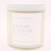 Balsam + Cedar - 16 oz Clear Jar