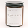 Cranberries + Pine - Amber Jar