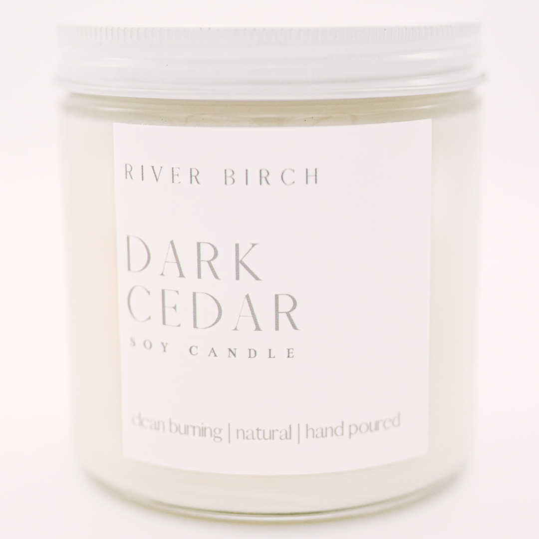 Dark Cedar - 16 oz Clear Jar