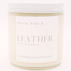 Leather - 16 oz Clear Jar