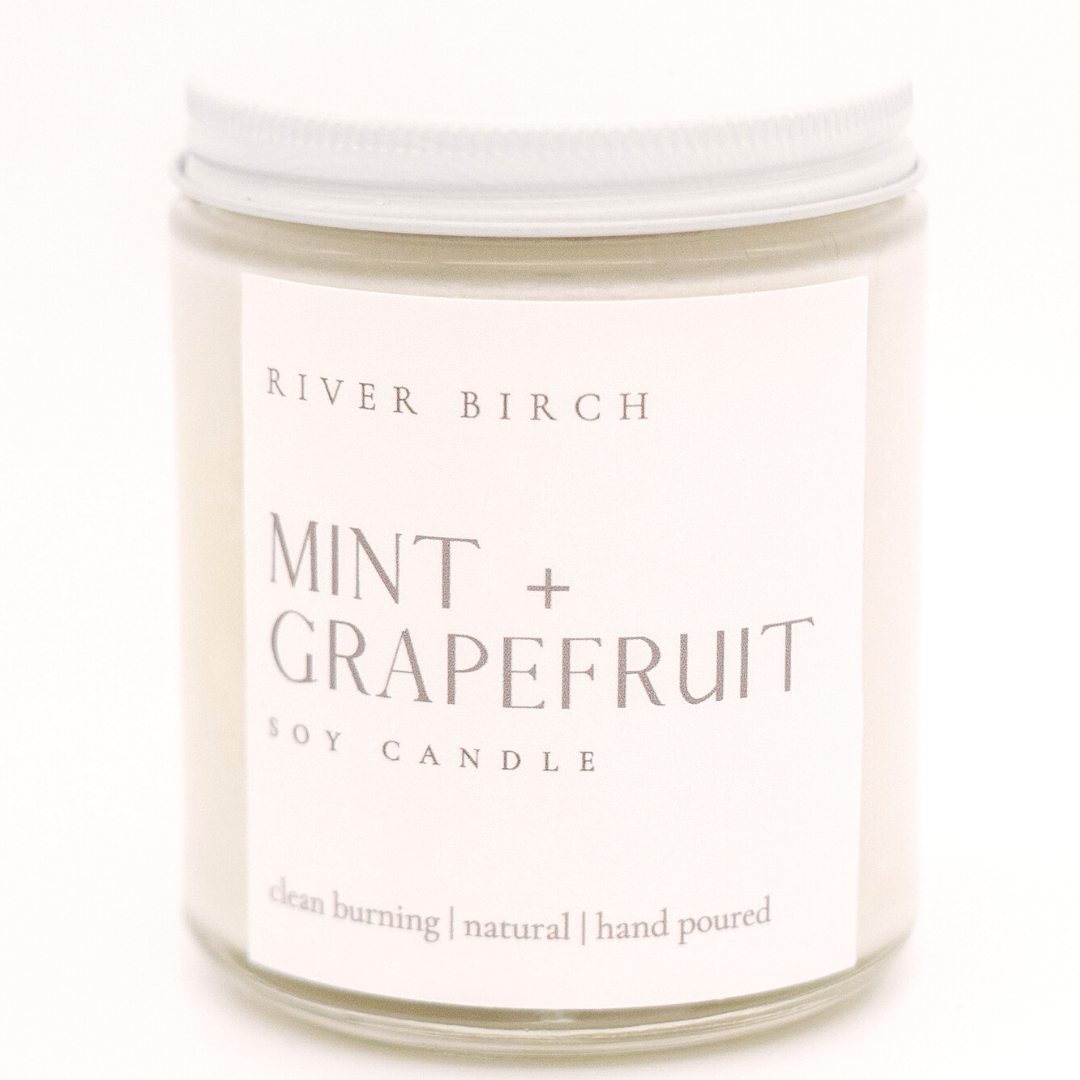 Mint + Grapefruit - Clear Jar