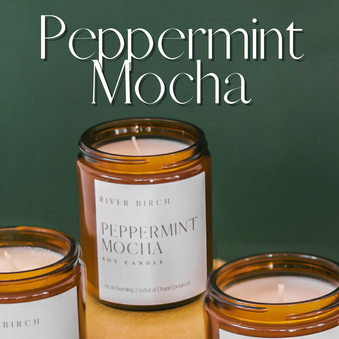 Peppermint Mocha - Amber Jar