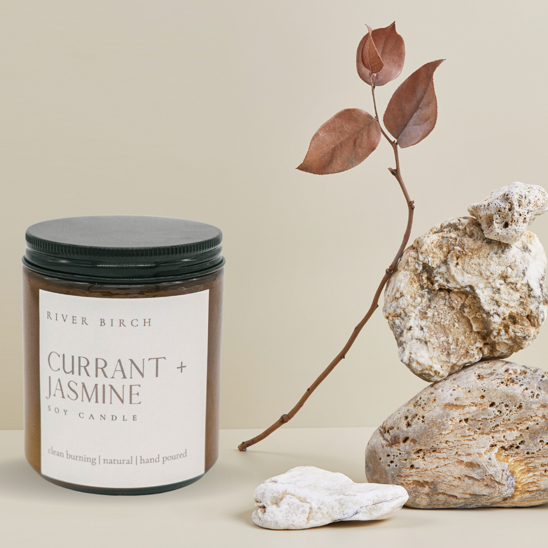 Currant + Jasmine - Amber Jar