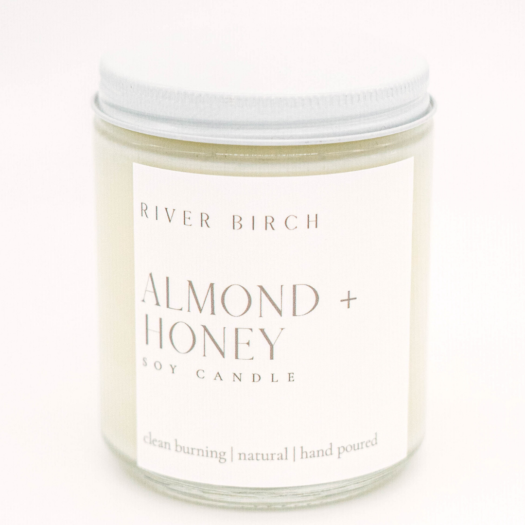 Almond + Honey - Clear Jar