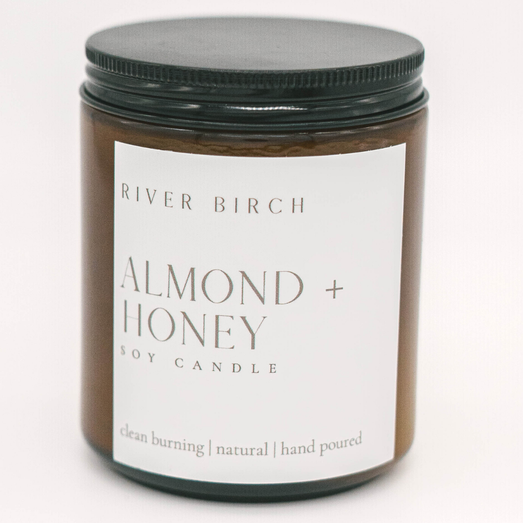 Almond + Honey - Amber Jar
