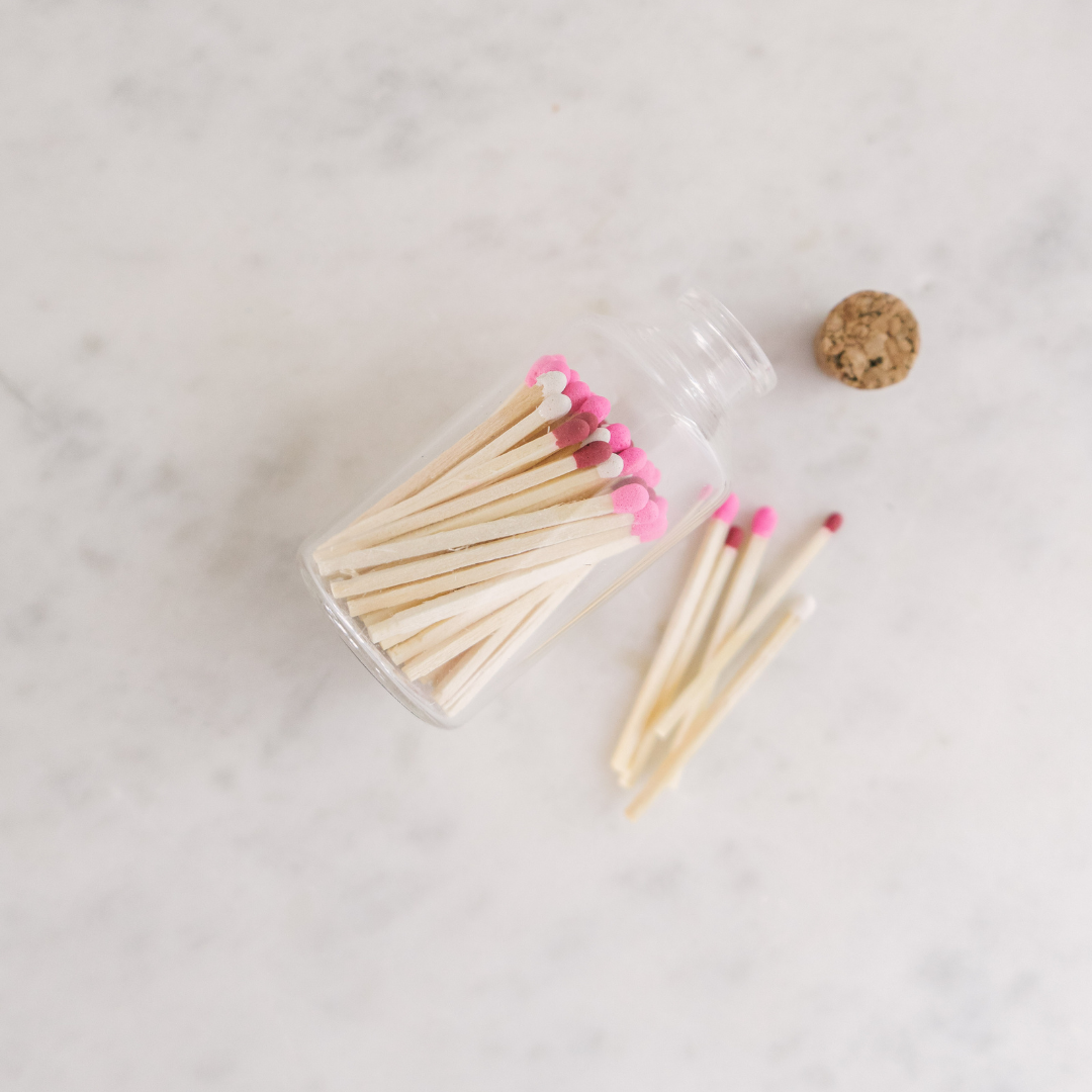 Valentine Blend Small Safety Matches - Apothecary Jar