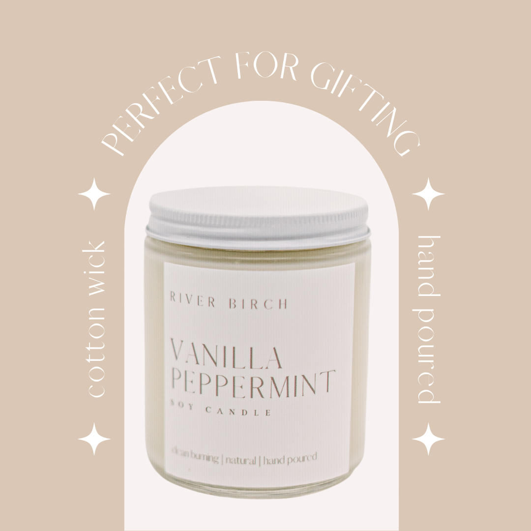 Vanilla Peppermint - Clear Jar